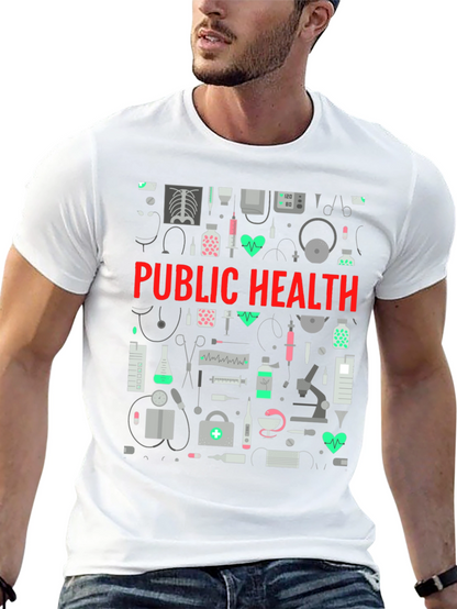 Public Health Graphic Tee - Medical Design