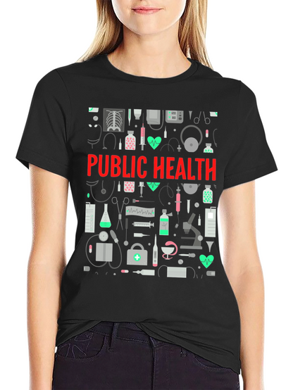 Public Health Graphic Tee - Medical Design