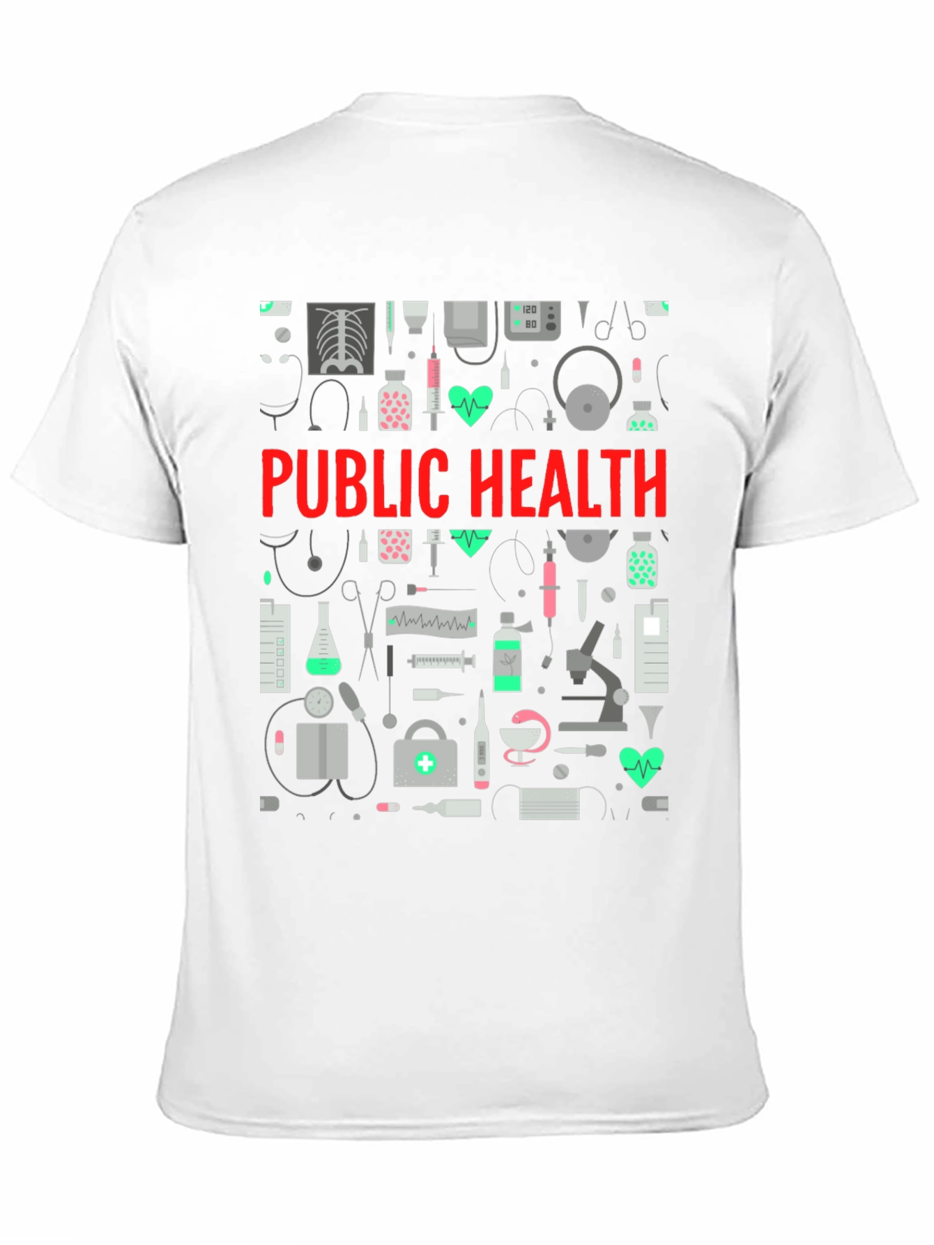 Public Health Graphic Tee - Medical Design