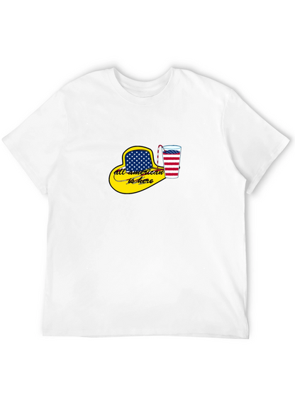 All-American Here Patriotic T-Shirt