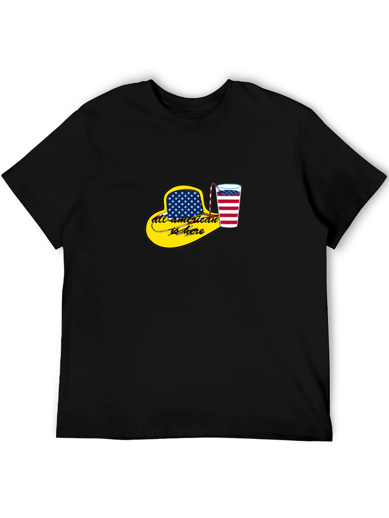All-American Here Patriotic T-Shirt