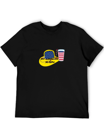 All-American Here Patriotic T-Shirt