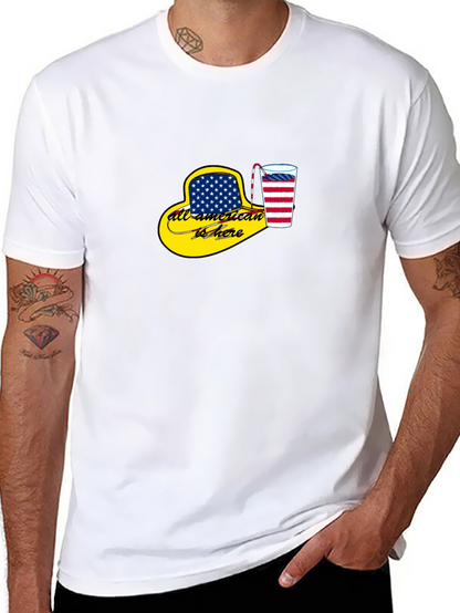 All-American Here Patriotic T-Shirt