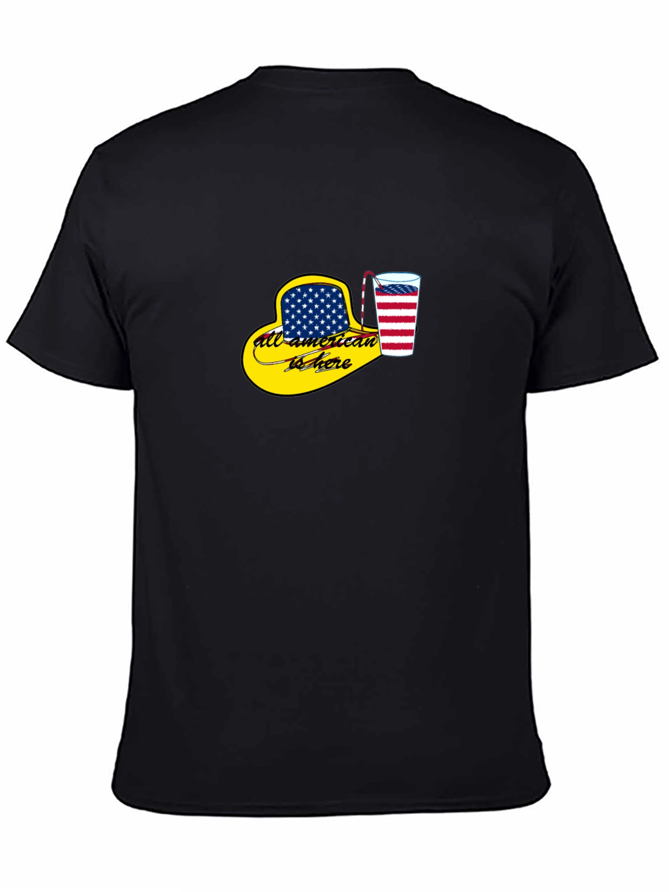 All-American Here Patriotic T-Shirt