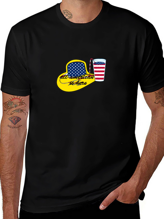 All-American Here Patriotic T-Shirt