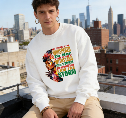 "I Am The Storm" Empowerment Graphic Crewneck