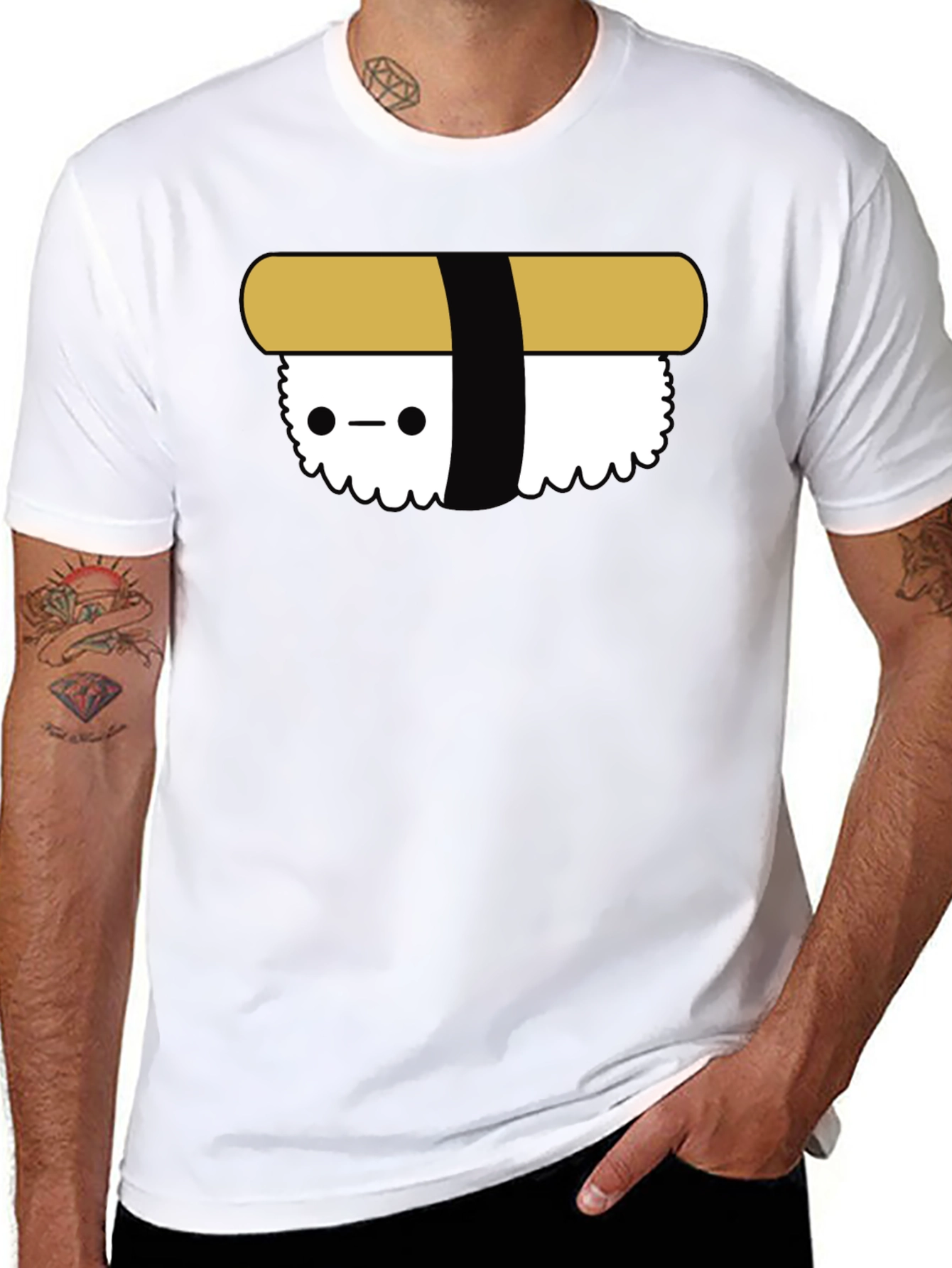 Sushi Graphic Tee - Unique Foodie Design