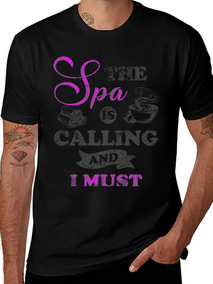 Spa Calling T-Shirt - Relax & Unwind