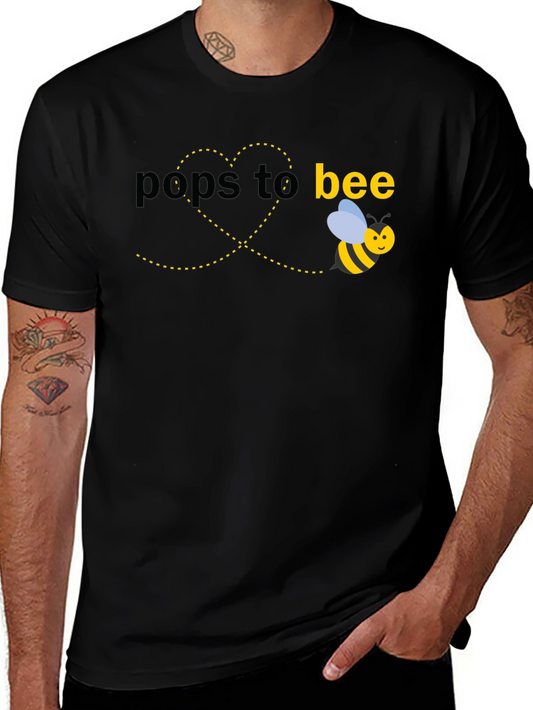 Pops to Bee T-Shirt - New Dad Gift