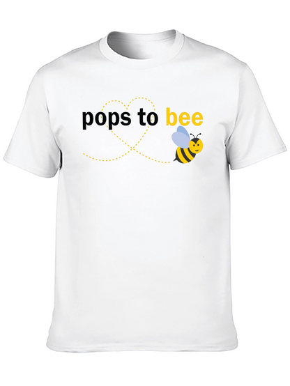 Pops to Bee T-Shirt - New Dad Gift