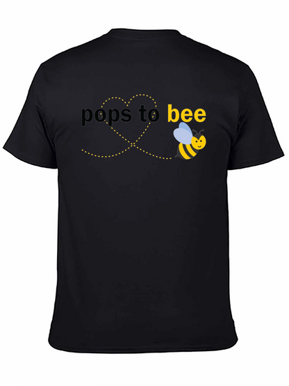 Pops to Bee T-Shirt - New Dad Gift