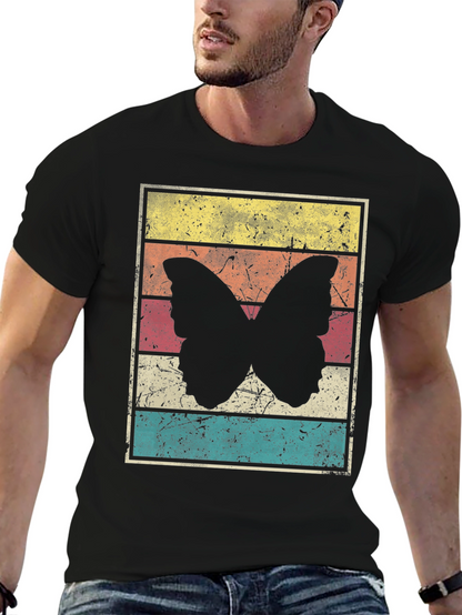 Retro Butterfly Graphic Tee