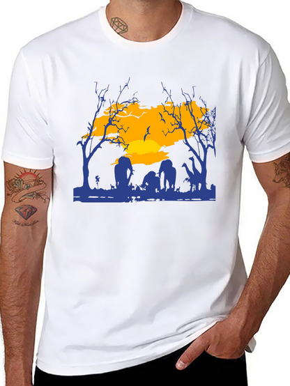 Zombie Graveyard Sunset T-Shirt