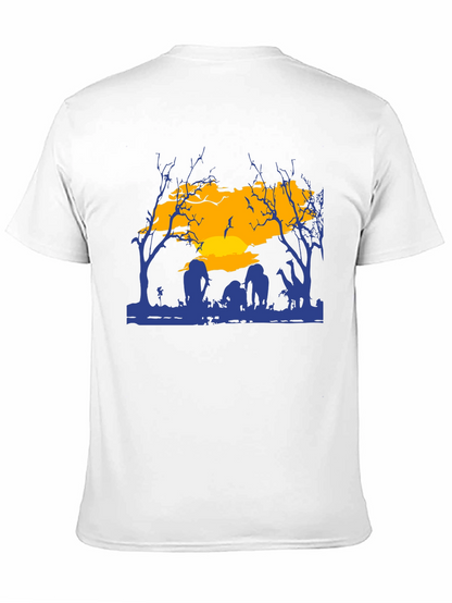 Zombie Graveyard Sunset T-Shirt