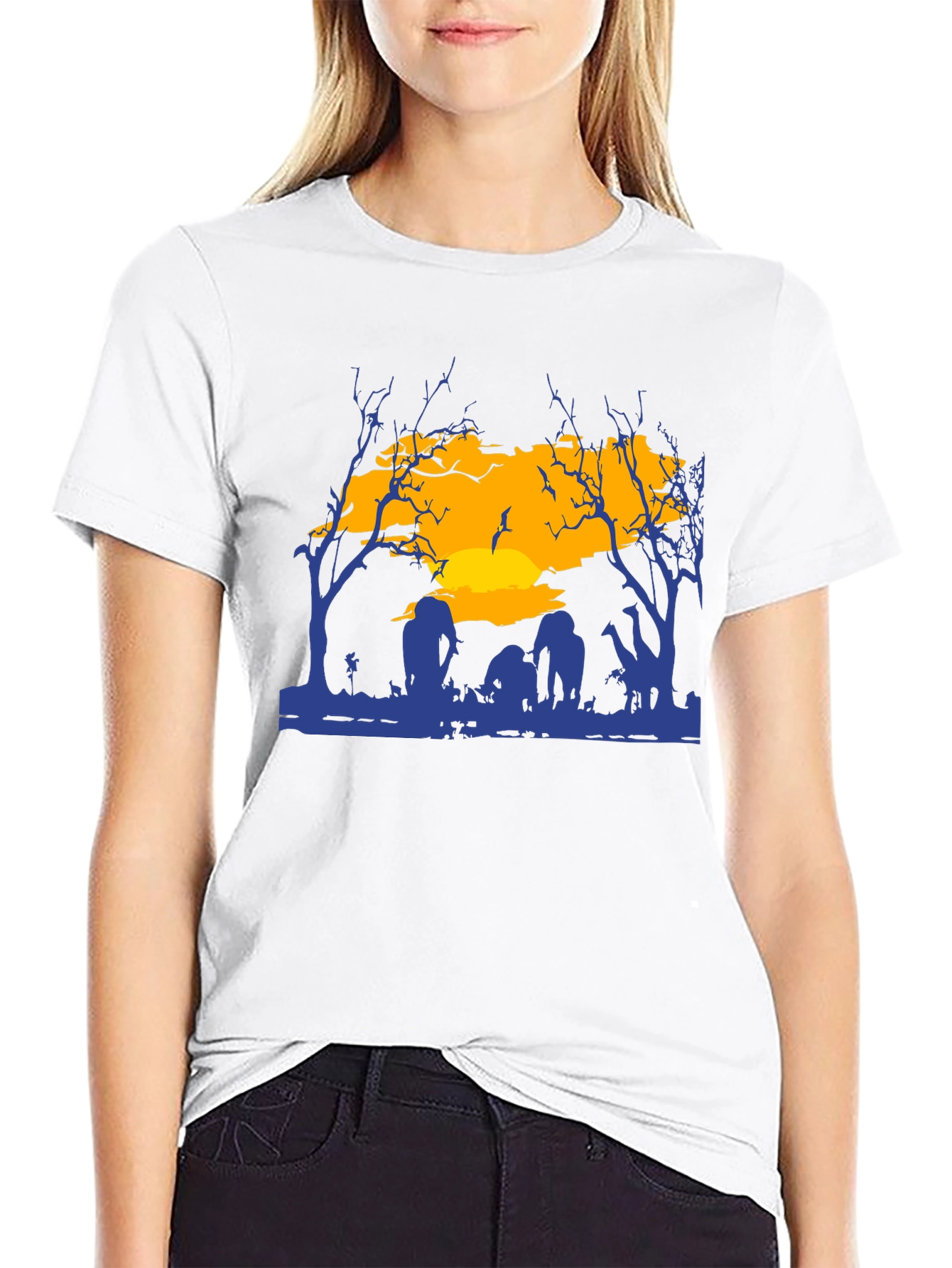 Zombie Graveyard Sunset T-Shirt