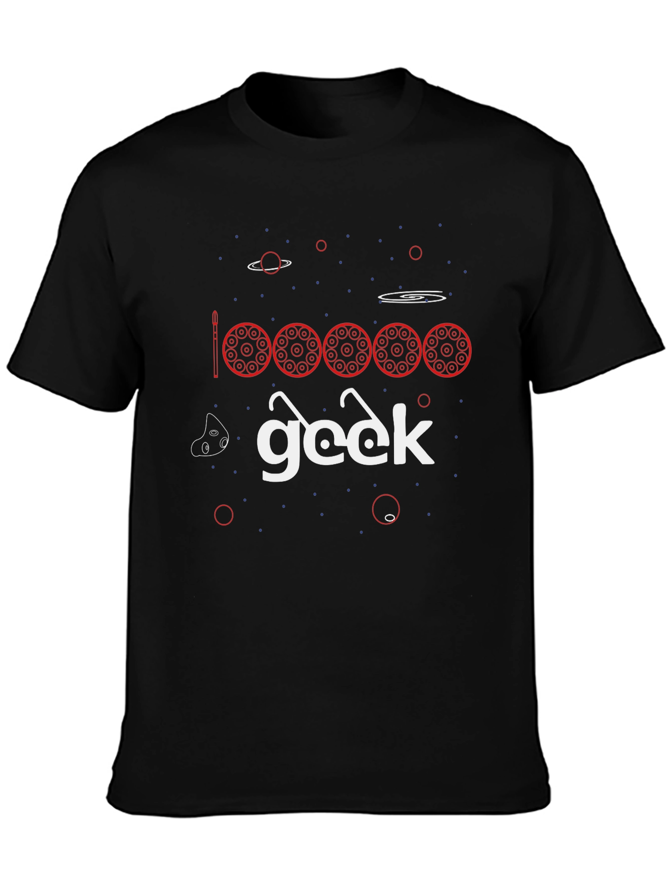 1 Million Geek Black T-Shirt