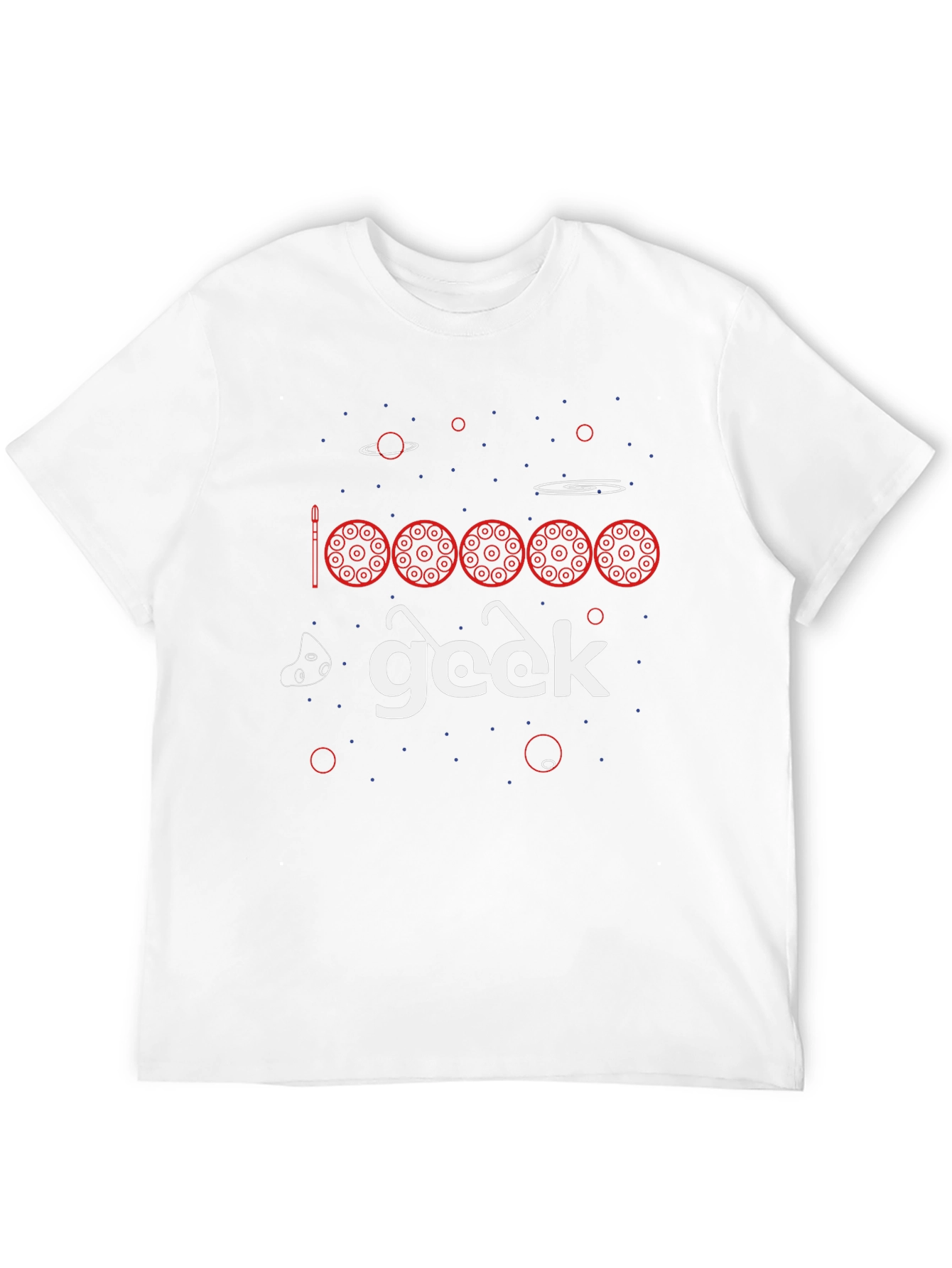 1 Million Geek Black T-Shirt