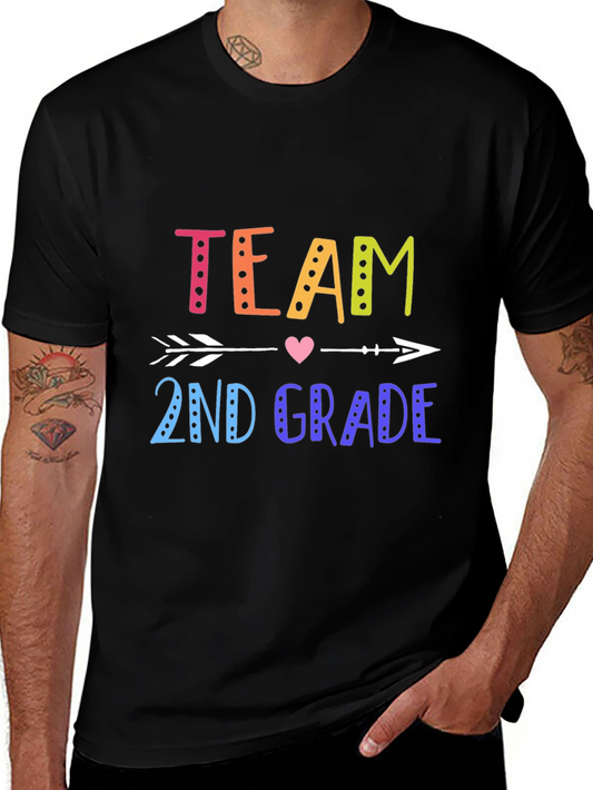 Team 2nd Grade Arrow Heart T-Shirt