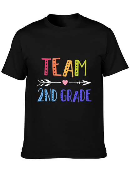 Team 2nd Grade Arrow Heart T-Shirt