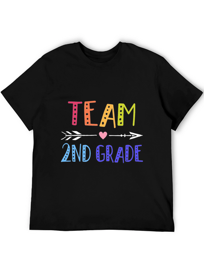 Team 2nd Grade Arrow Heart T-Shirt