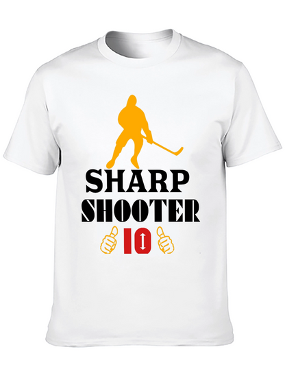 Sharp Shooter Hockey T-Shirt - Black