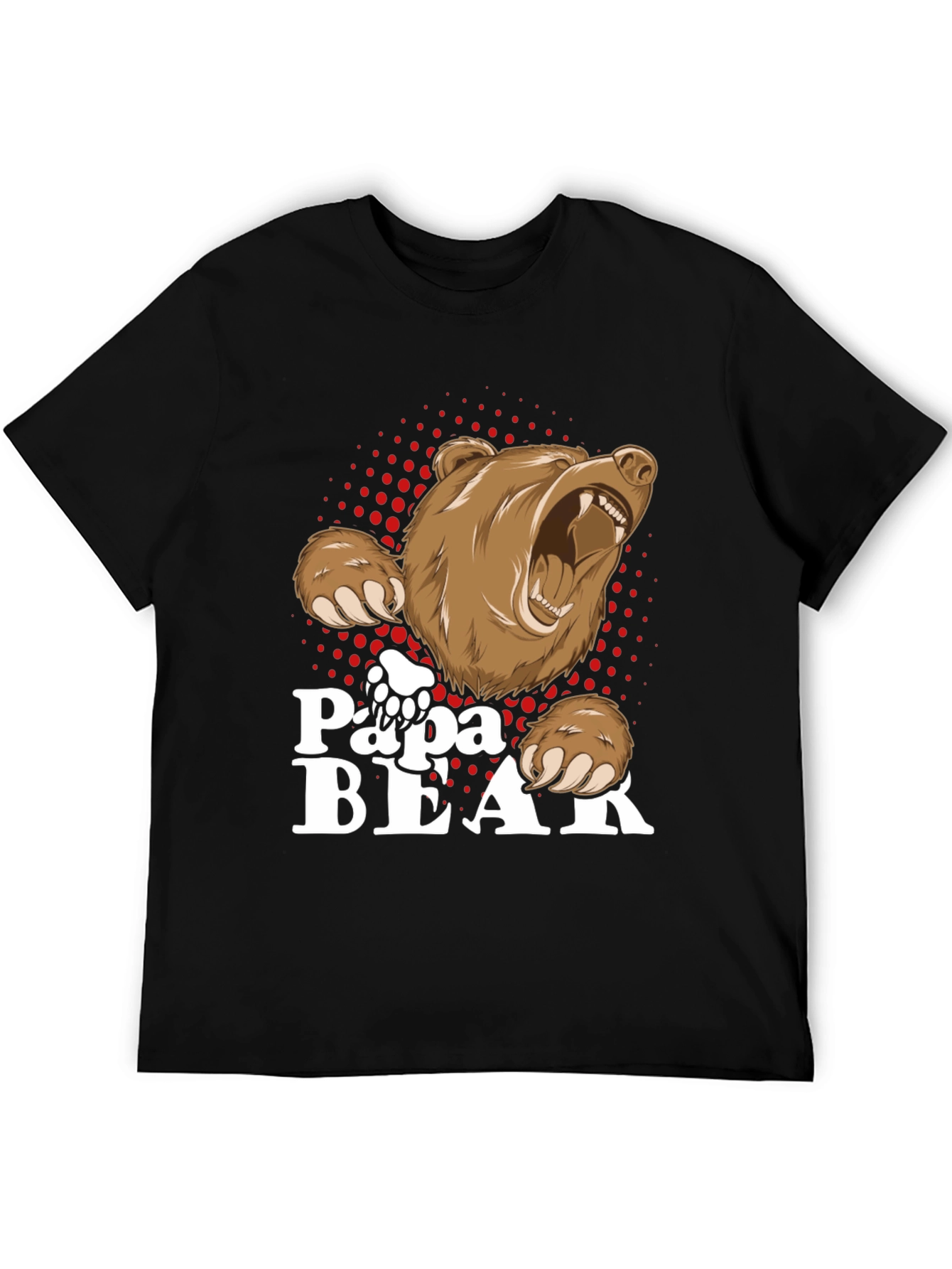 Papa Bear T-Shirt - Cool Dad Design