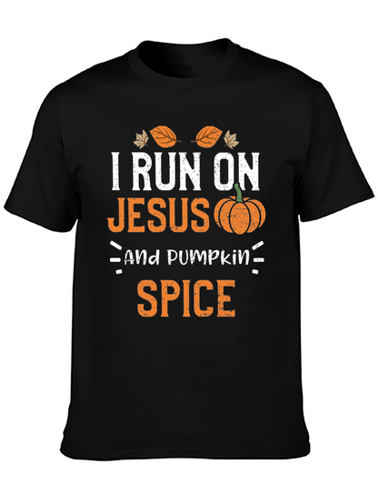 I Run On Jesus And Pumpkin Spice T-Shirt