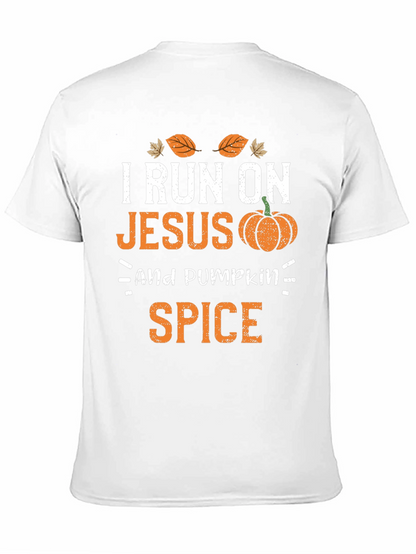 I Run On Jesus And Pumpkin Spice T-Shirt