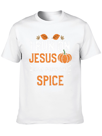 I Run On Jesus And Pumpkin Spice T-Shirt