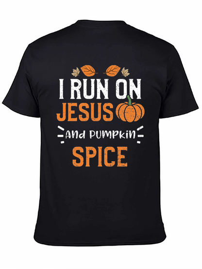 I Run On Jesus And Pumpkin Spice T-Shirt