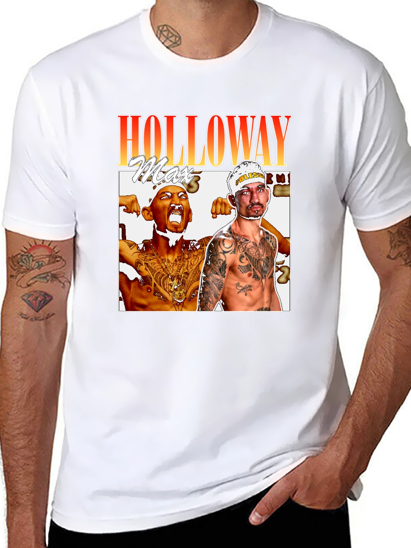 Max Holloway Graphic T-Shirt - MMA Fan Apparel