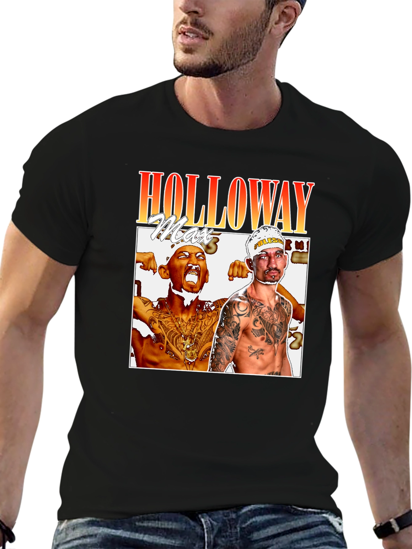 Max Holloway Graphic T-Shirt - MMA Fan Apparel