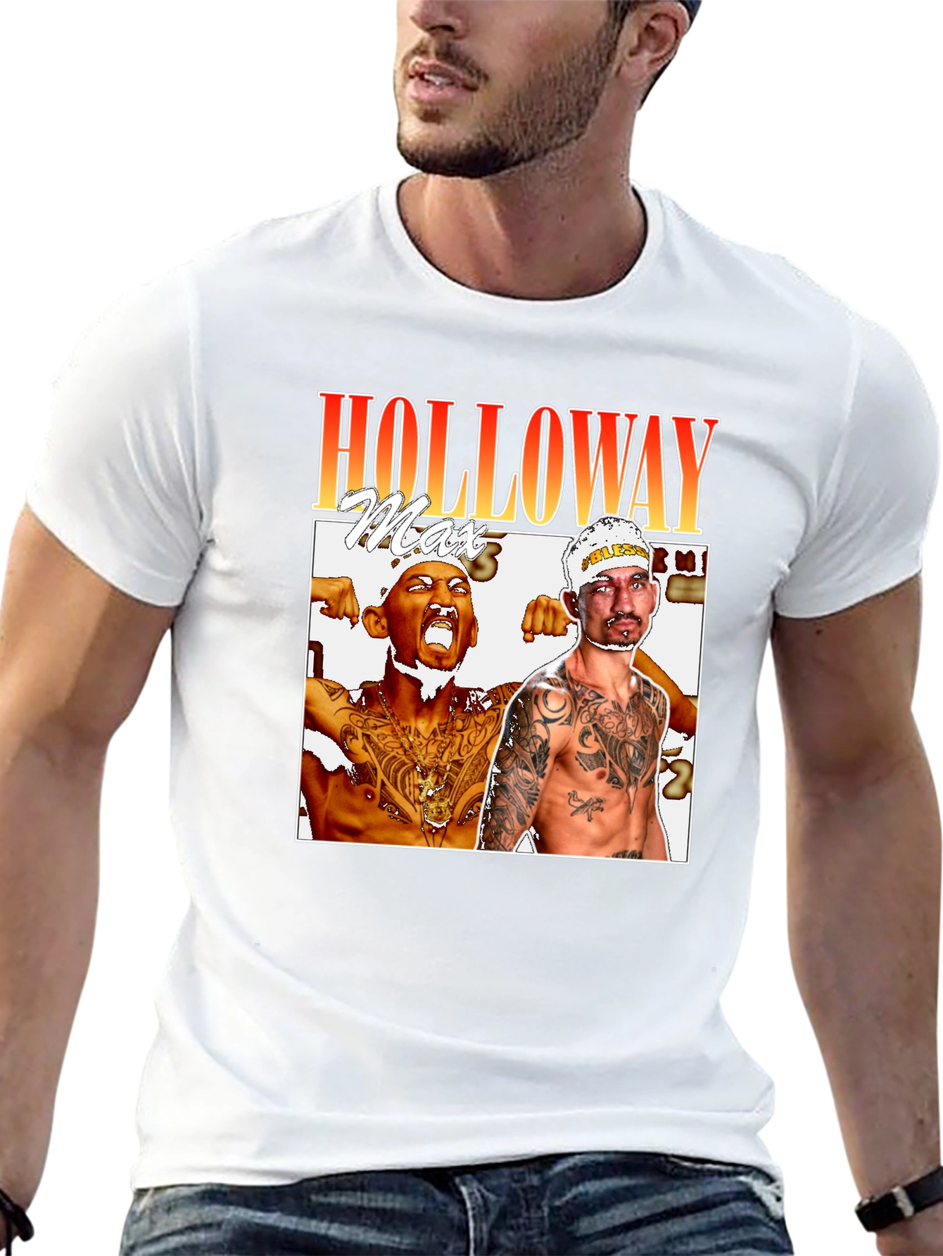 Max Holloway Graphic T-Shirt - MMA Fan Apparel