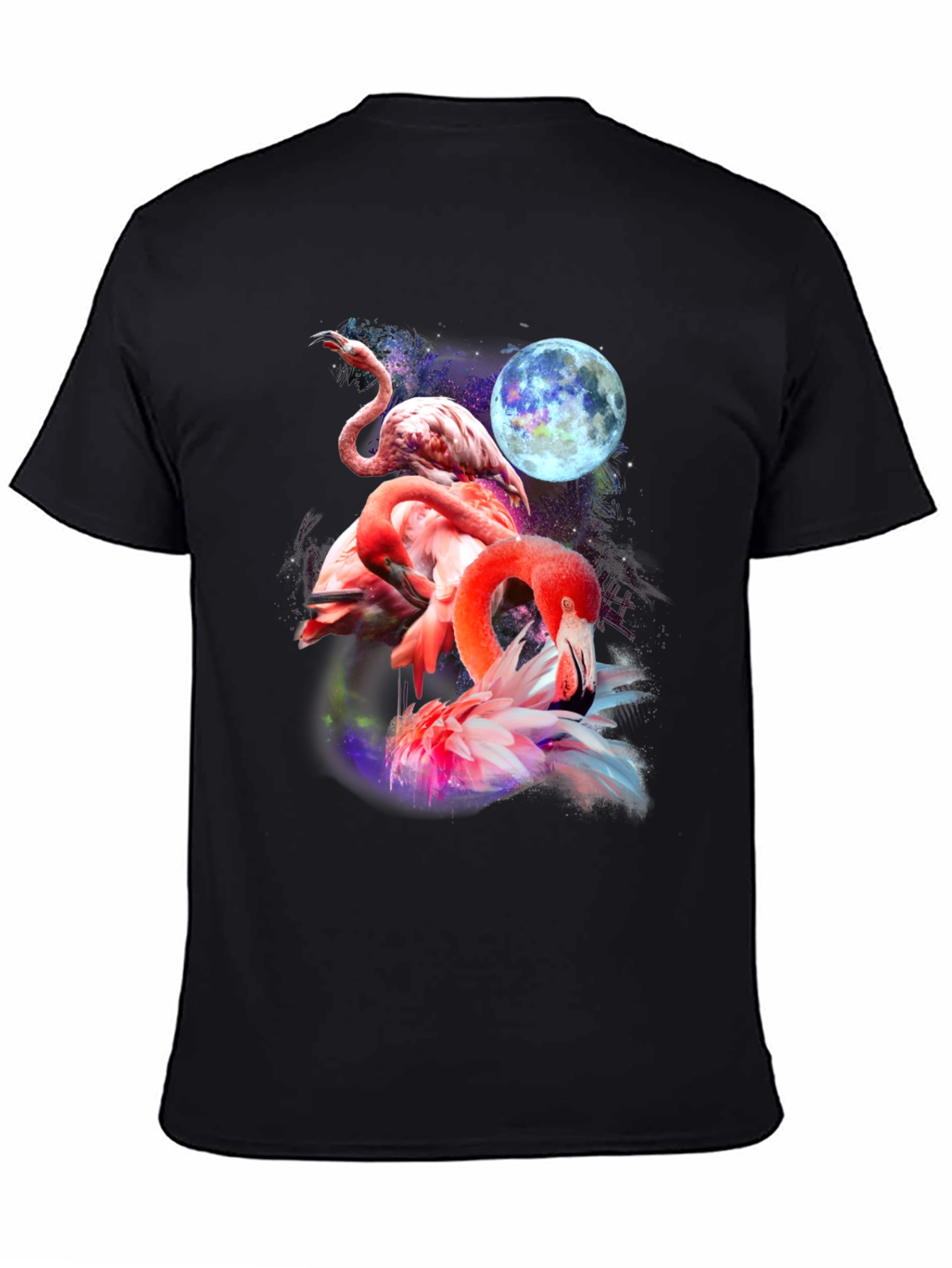 Flamingo Moon Graphic T-Shirt - Unique & Stylish