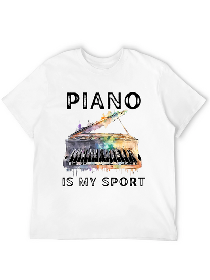 Piano is My Sport Graphic Tee