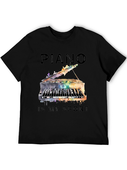 Piano is My Sport Graphic Tee