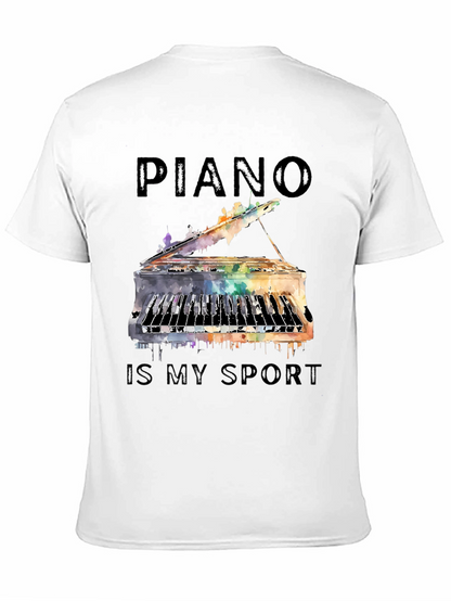 Piano is My Sport Graphic Tee