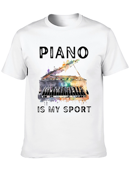 Piano is My Sport Graphic Tee