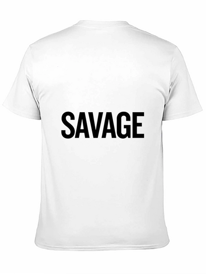 Savage Graphic Tee - Bold Statement Shirt