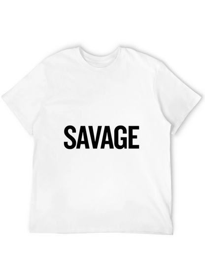 Savage Graphic Tee - Bold Statement Shirt