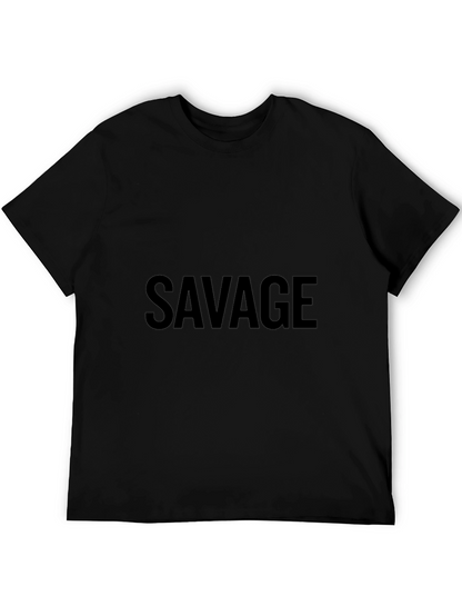 Savage Graphic Tee - Bold Statement Shirt