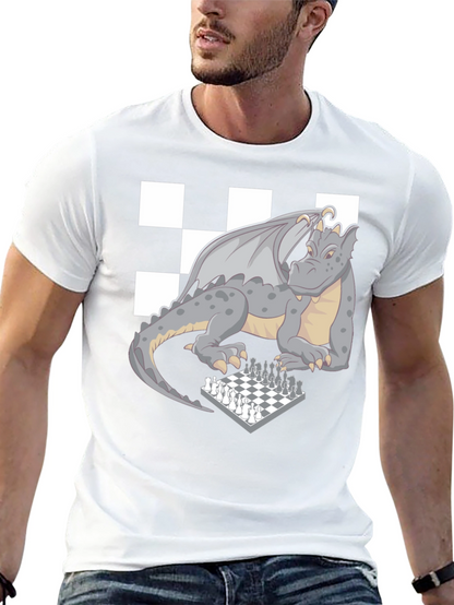 Dragon Chess Master T-Shirt - Novelty Graphic Tee