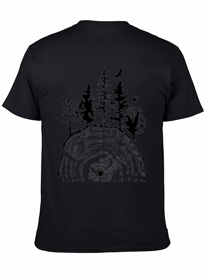 Natures Embrace Tee - Tree Ring Forest Design