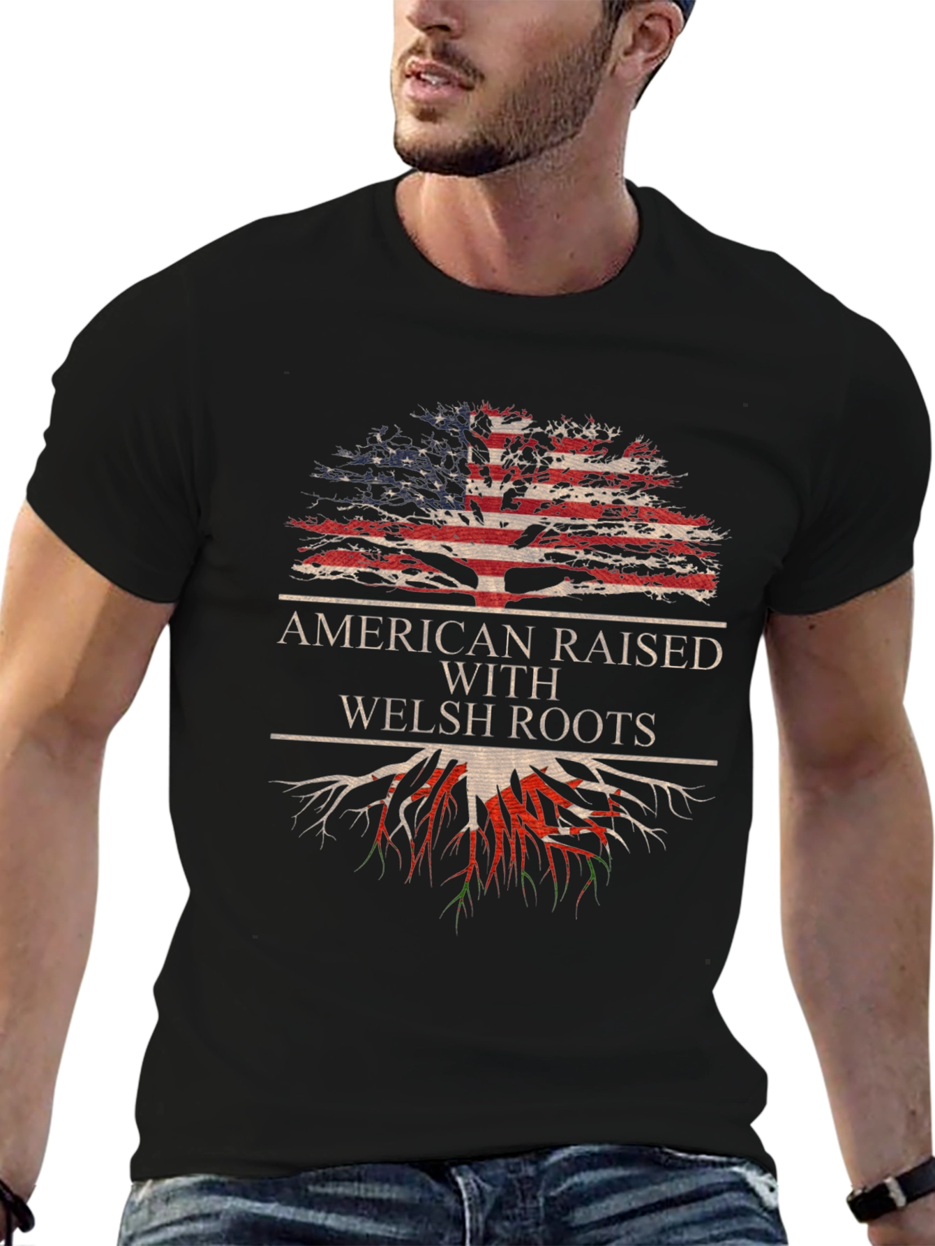 American Raised With Welsh Roots T-Shirt