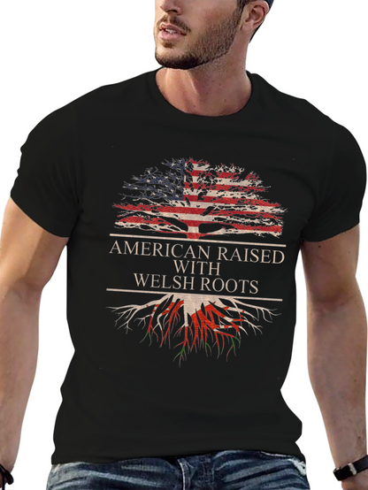 American Raised With Welsh Roots T-Shirt