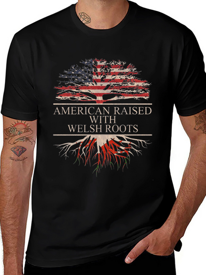 American Raised With Welsh Roots T-Shirt