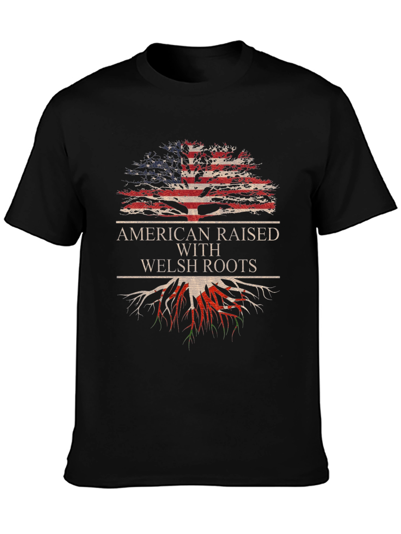 American Raised With Welsh Roots T-Shirt