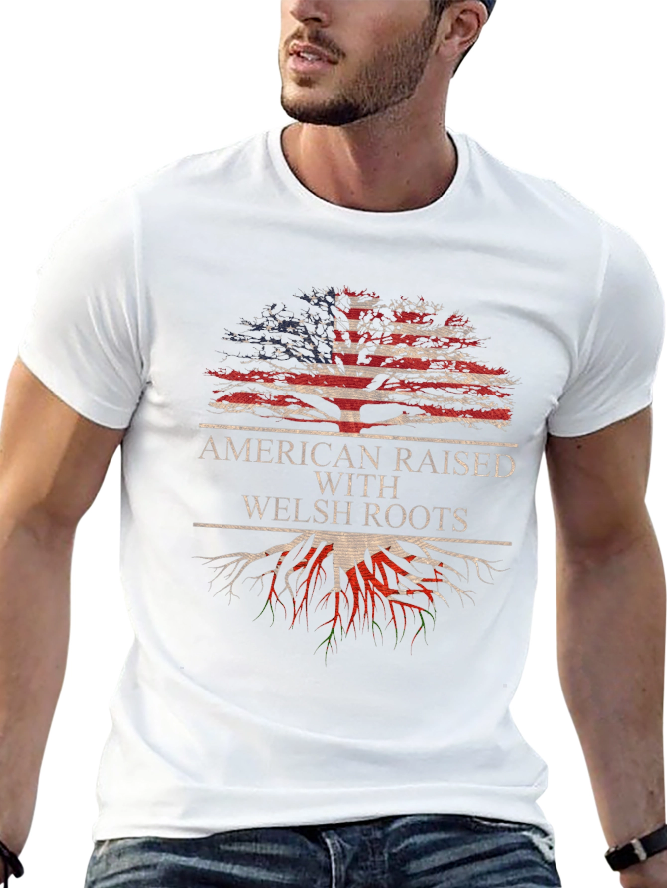 American Raised With Welsh Roots T-Shirt