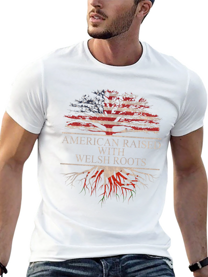 American Raised With Welsh Roots T-Shirt