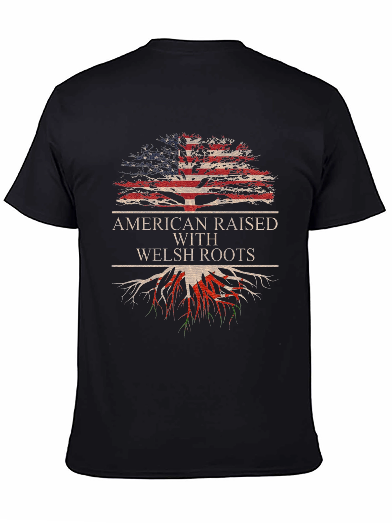 American Raised With Welsh Roots T-Shirt